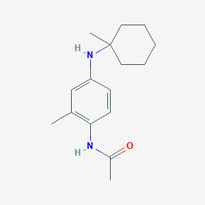 N-(2-methyl-4-((1-methylcyclohexyl)amino)phenyl)acetamide