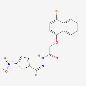 molecular formula C17H12BrN3O4S B15074296 MitoBloCK-11 