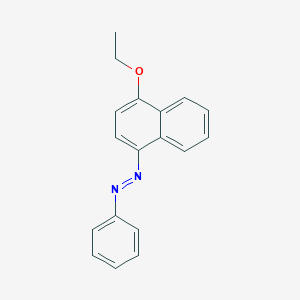 molecular formula C18H16N2O B15074361 1-Ethoxy-4-(phenylazo)naphthalene CAS No. 94208-85-2