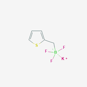 molecular formula C5H5BF3KS B1507446 Potassium trifluoro[(thien-2-yl)methyl]borate CAS No. 888711-49-7