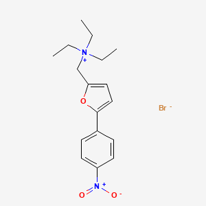 N,N-Diethyl-N-((5-(4-nitrophenyl)furan-2-yl)methyl)ethanaminium bromide