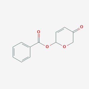 2H-Pyran-3(6H)-one, 6-(benzoyloxy)-