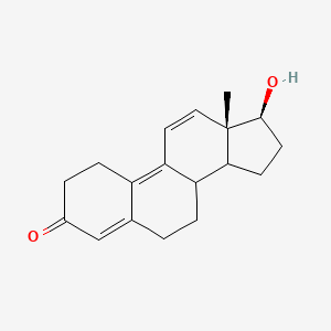 molecular formula C18H22O2 B15074591 (13S,17S)-17-hydroxy-13-methyl-2,6,7,8,14,15,16,17-octahydro-1H-cyclopenta[a]phenanthren-3-one 