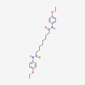 molecular formula C26H36N2O4 B15074596 N,N'-Bis(4-ethoxyphenyl)-1,10-decanediamide CAS No. 101609-62-5