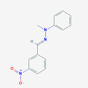 3-Nitrobenzaldehyde methylphenylhydrazone