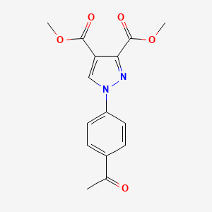 Dimethyl 1-(4-acetylphenyl)-1H-pyrazole-3,4-dicarboxylate