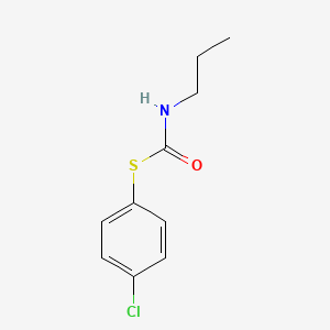 S-(4-chlorophenyl) N-propylcarbamothioate