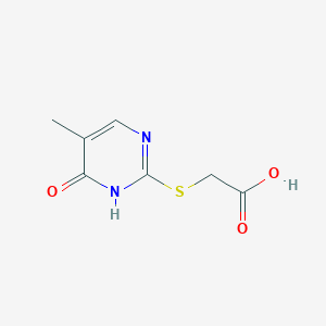 [(4-Hydroxy-5-methyl-2-pyrimidinyl)sulfanyl]acetic acid