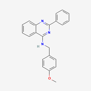 N-(4-Methoxybenzyl)-2-phenyl-4-quinazolinamine