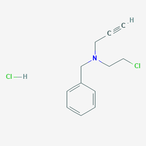 N-benzyl-N-(2-chloroethyl)-2-propyn-1-amine hydrochloride