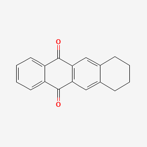 molecular formula C18H14O2 B15074751 7,8,9,10-Tetrahydrotetracene-5,12-dione CAS No. 5349-90-6