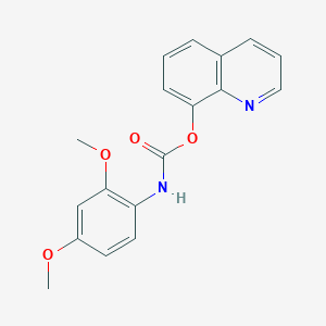 8-Quinolinyl N-(2,4-dimethoxyphenyl)carbamate