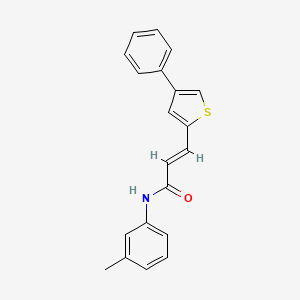 N-(3-Methylphenyl)-3-(4-phenyl-2-thienyl)-2-propenamide