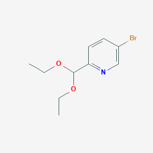 molecular formula C10H14BrNO2 B1507477 5-Bromo-2-(diethoxymethyl)pyridine CAS No. 1044209-33-7
