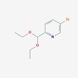 molecular formula C10H14BrNO2 B1507477 5-溴-2-(二乙氧甲基)吡啶 CAS No. 1044209-33-7