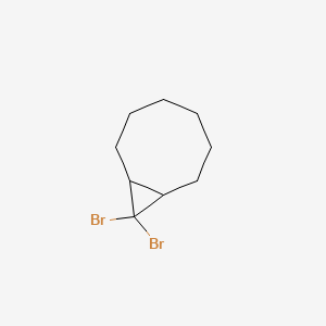 molecular formula C9H14Br2 B15074791 9,9-Dibromobicyclo[6.1.0]nonane CAS No. 1196-95-8