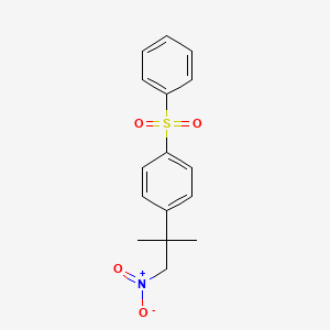 4-(1,1-Dimethyl-2-nitroethyl)phenyl phenyl sulfone