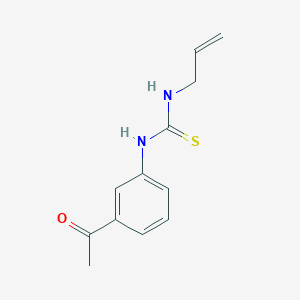 molecular formula C12H14N2OS B15074804 N-(3-acetyl-phenyl)-N'-allyl-thiourea CAS No. 104509-97-9