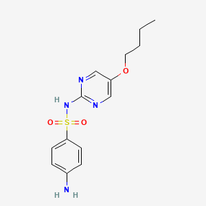 4-amino-N-(5-butoxy-2-pyrimidinyl)benzenesulfonamide