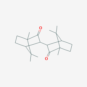 molecular formula C20H30O2 B15074821 D-alpha,alpha'-Bicamphor CAS No. 25611-66-9