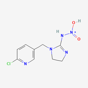 molecular formula C9H11ClN5O2+ B15074823 Imidacloprid, PESTANAL(R), analytical standard 