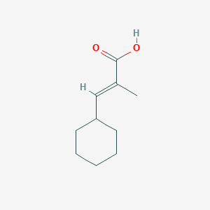 molecular formula C10H16O2 B15074845 3-Cyclohexyl-2-methylacrylic acid CAS No. 882864-03-1