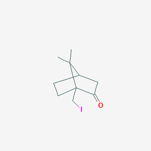 molecular formula C10H15IO B15074873 1-(Iodomethyl)-7,7-dimethylbicyclo[2.2.1]heptan-2-one 