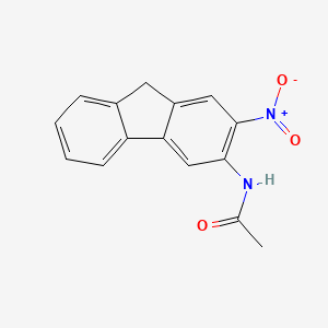 molecular formula C15H12N2O3 B15074889 N-(2-nitro-9H-fluoren-3-yl)acetamide 