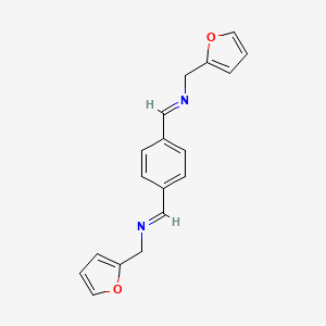 Benzene, 1,4-bis(2-furfuryliminomethyl)-