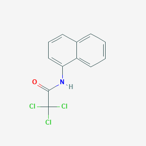 molecular formula C12H8Cl3NO B15074930 Acetamide, N-(1-naphthyl)-2,2,2-trichloro- CAS No. 3733-06-0