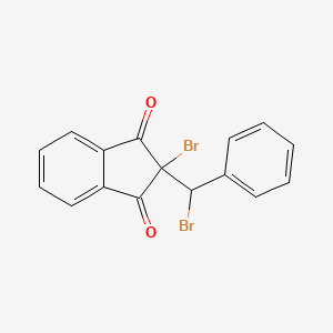 2-Bromo-2-(bromo(phenyl)methyl)-1H-indene-1,3(2H)-dione