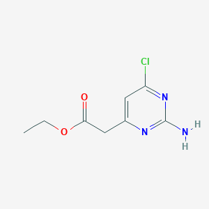 Ethyl (2-amino-6-chloropyrimidin-4-yl)acetate