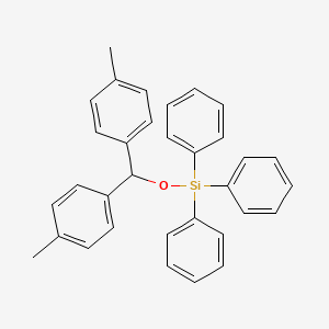 molecular formula C33H30OSi B15074940 (Di-p-tolylmethoxy)triphenylsilane 