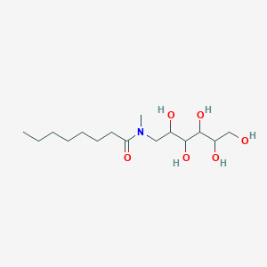 molecular formula C15H31NO6 B15074948 OMEGA;Octanoyl-N-methylglucamide;N-Methyl-N-octanoyl-D-glucamine 