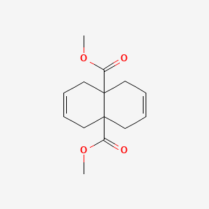 molecular formula C14H18O4 B15074952 Dimethyl 1,4,5,8-tetrahydronaphthalene-4a,8a-dicarboxylate CAS No. 3846-07-9