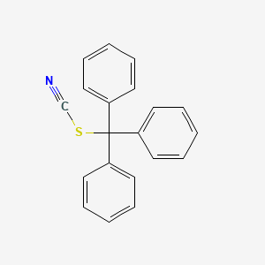 molecular formula C20H15NS B15074973 Triphenylmethyl thiocyanate CAS No. 35036-90-9