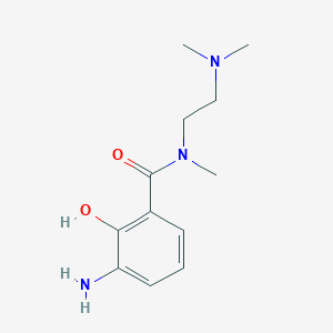 molecular formula C12H19N3O2 B1507499 3-Amino-N-(2-(dimethylamino)ethyl)-2-hydroxy-N-methylbenzamide CAS No. 464913-13-1