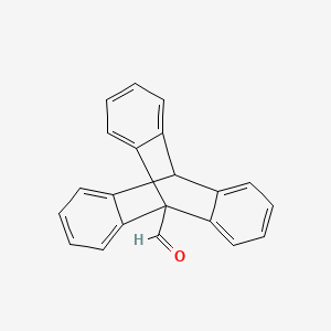 molecular formula C21H14O B15075018 Pentacyclo[6.6.6.0(2,7).0(9,14).0(15,20)]icosa-2,4,6,9,11,13,15,17,19-nonaene-1-carbaldehyde CAS No. 1469-54-1