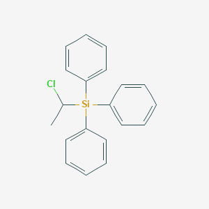 molecular formula C20H19ClSi B15075129 (1-Chloroethyl)triphenylsilane 