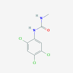 molecular formula C8H7Cl3N2O B15075146 1-Methyl-3-(2,4,5-trichlorophenyl)urea CAS No. 56935-05-8