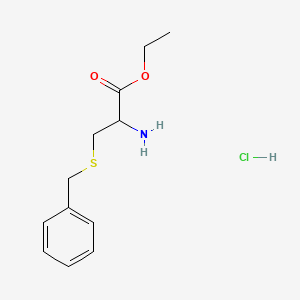 Ethyl 2-amino-3-benzylsulfanylpropanoate;hydrochloride