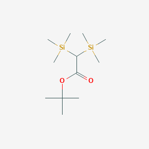 molecular formula C12H28O2Si2 B15075176 tert-Butyl bis(trimethylsilyl)acetate CAS No. 61501-32-4