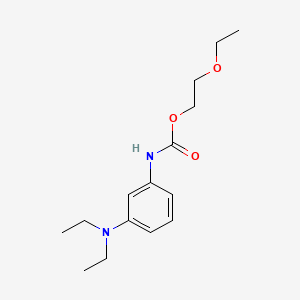 molecular formula C15H24N2O3 B15075187 2-Ethoxyethyl [3-(diethylamino)phenyl]carbamate CAS No. 70146-08-6