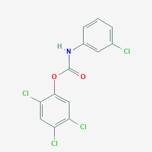 2,4,5-Trichlorophenyl N-(3-chlorophenyl)carbamate