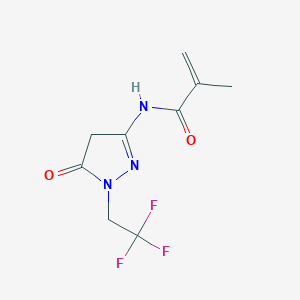 3-(Methacrylamido)-1-(2,2,2-trifluoroethyl)-2-pyrazolin-5-one