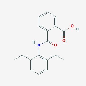 molecular formula C18H19NO3 B15075283 2-((2,6-Diethylanilino)carbonyl)benzoic acid CAS No. 57169-25-2