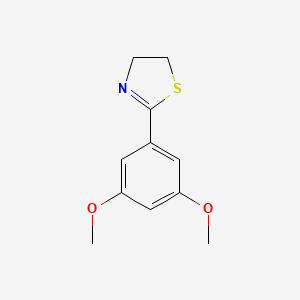 Thiazole, 4,5-dihydro-2-(3,5-dimethoxyphenyl)-