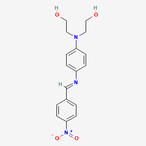 4-(Bis(2-hydroxyethyl)amino)-N-(4-nitrobenzylidene)aniline