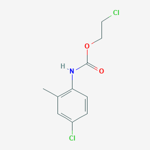 molecular formula C10H11Cl2NO2 B15075375 2-chloroethyl N-(4-chloro-2-methylphenyl)carbamate 