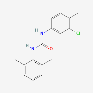 molecular formula C16H17ClN2O B15075388 1-(3-Chloro-4-methylphenyl)-3-(2,6-dimethylphenyl)urea 